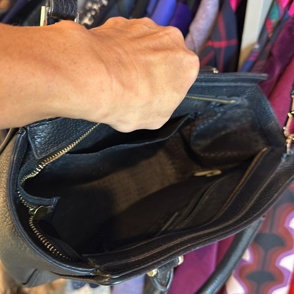 Kate Spade Chester Street Allyn black pebbled leather satchel/crossbody bag - Picture 6 of 6